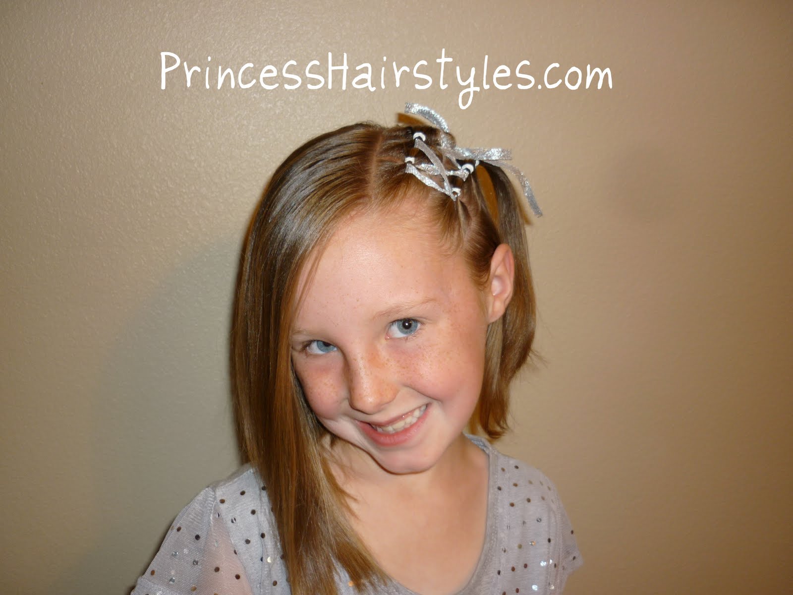Ribbon Lacing For Short Hair  Hairstyles For Girls - Princess Hairstyles